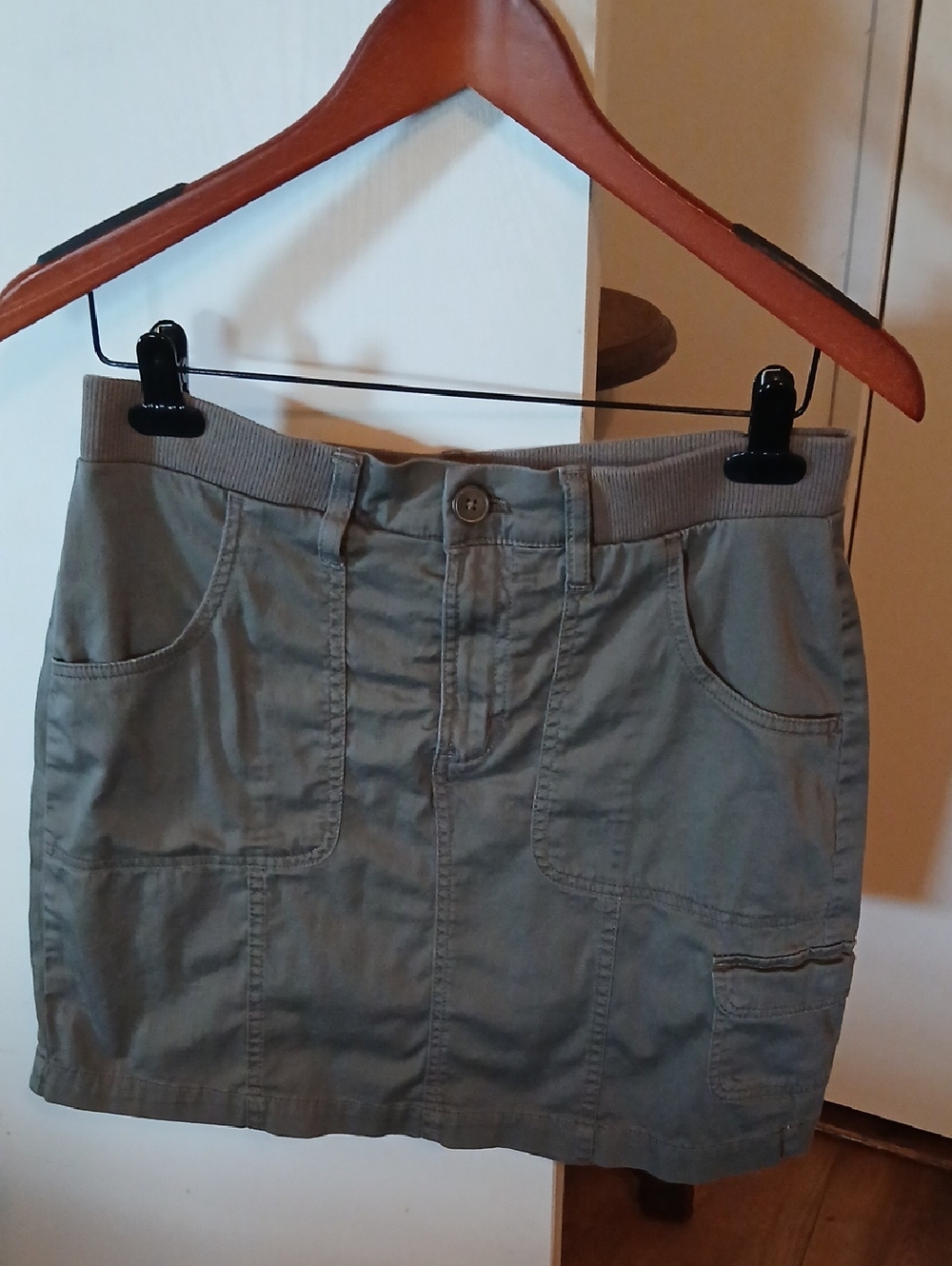 croft & barrow Taupe Knit Top with Subtle Stitch Detail